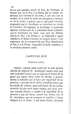 XIII. Segunda carta