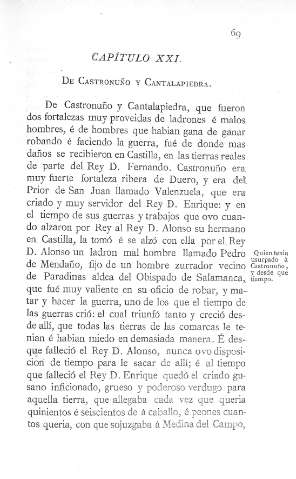 XXI. De Castronuño y Cantalapiedra