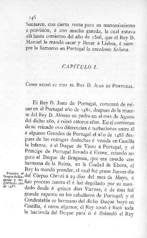 L. Como reinó su fijo el Rey D. Juan de Portugal