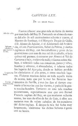 LXX. De la gran tala