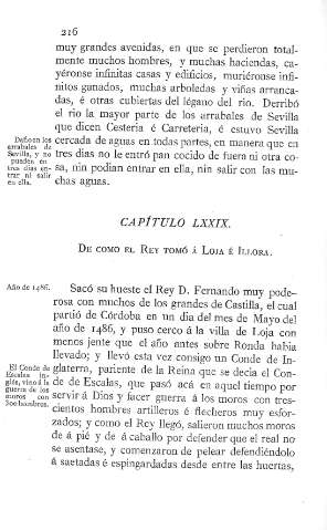 LXXIX. De como el Rey tomó a Loja e Illora