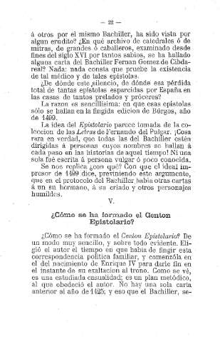 V. ¿Cómo se ha formado el Centon Epistolario?