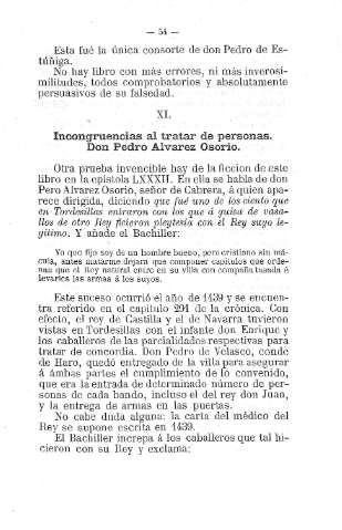 XI. Incongruencias al tratar de personas. Don Pedro Alvarez Osorio