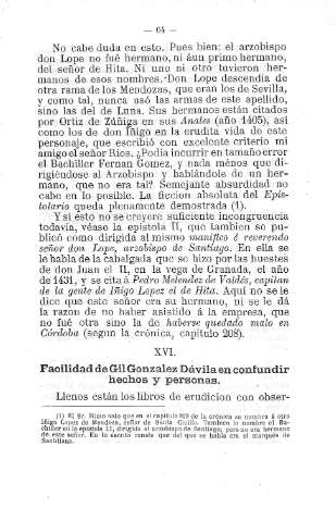 XVI.Facilidad de Gonzalez Gil Dávila en confundir hechos y personas