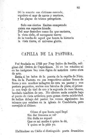 Capitlla de la Pastora