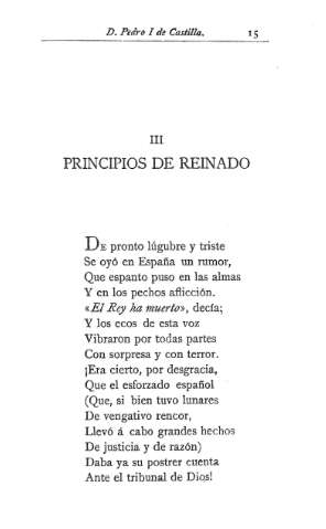 III. Principios de reinado