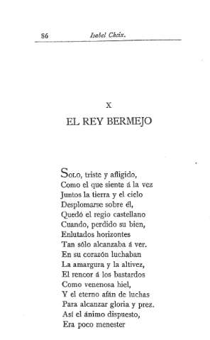 X. El ey Bermejo