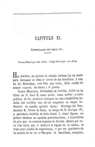 Capitulo XI. Continuacion del siglo XV.