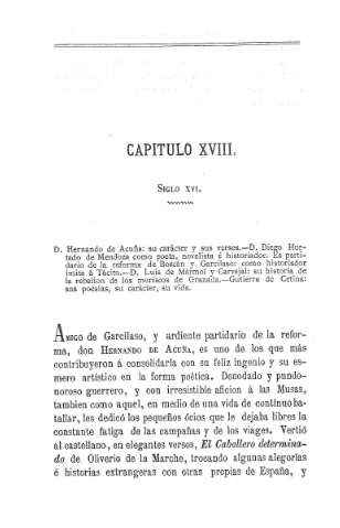 Capitulo XVIII. Siglo XVI. 