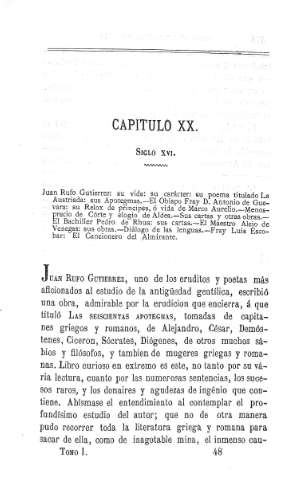 Capitulo XX. Siglo XVI.