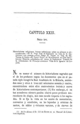 Capitulo XXIII. Siglo XVI.