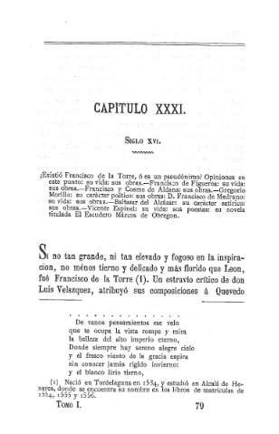 Capitulo XXXI. Siglo XVI.