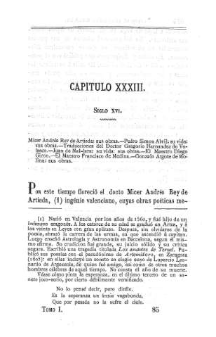Capitulo XXXIII. Siglo XVI.