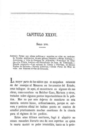 Capitulo XXXVI. Siglo XVI.