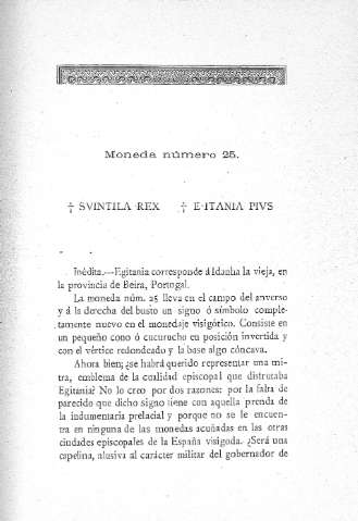 Moneda número 25