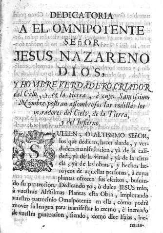 Dedicatoria a el Omnipotente Señor Jesus Nazareno...