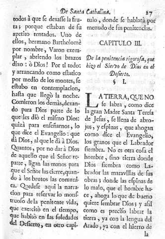 Capitulo III. De la penitencia rigorosa