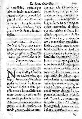Capitulo XVII. De la devocion, conque celebraba el Santo Sacrificio de la Missa