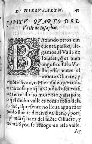 Capitv. Quarto del Valle de Iosaphat.