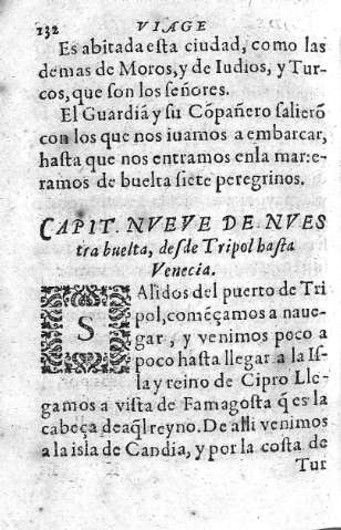 Capit. Nveve de Nuestra buelta, desde Tripol hasta Venecia