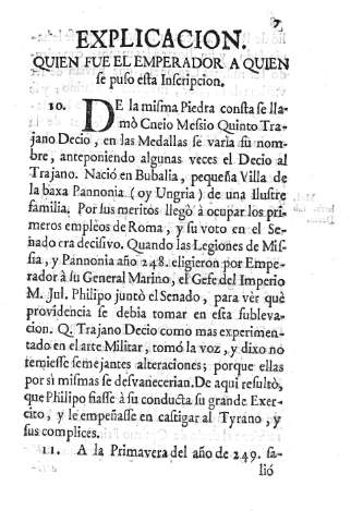 Explicacion quien fue el emperador a quien se puso esta inscripcion