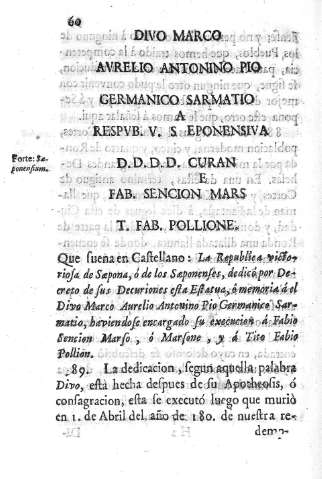 Divo Marco Avrelio Antonio Pio...