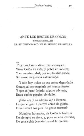 Ante los restos de Colón en el solemne acto de su desembarco en el Puerto de Sevilla