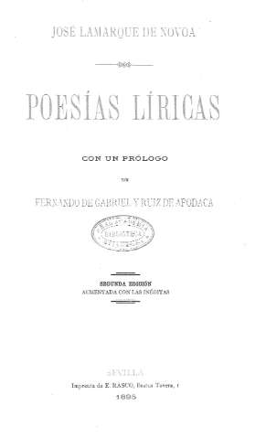 Poesías Líricas