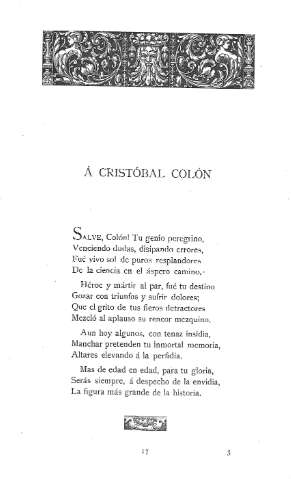 Á Cristóbal Colón