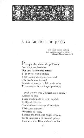 Á la muerte de Jesús