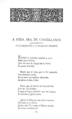 Á Ntra. Sra. de Castellanos