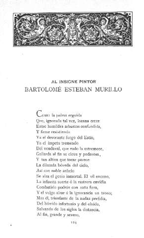 Al insigne pintor Batolomé Esteban Murillo