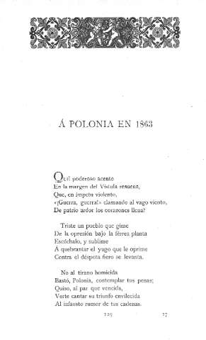 Á Polonia en 1863