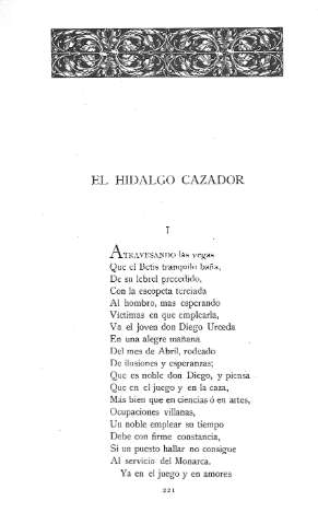 El Hidalgo cazador