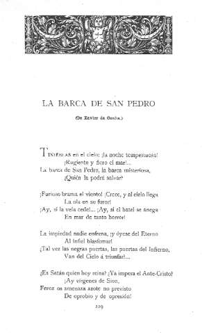 La barca de San Pedro. (De Xabier da Cuhna)