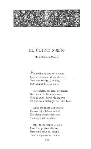 El ultimo sueño. (De A. Soares de Passos)