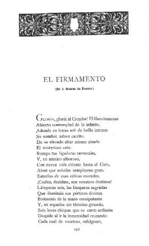 El Fragmento. (De A. Soares de Passos)