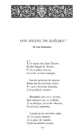 D. Miguel de Mañara. (De Juan Fastenrath)