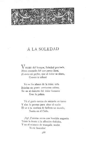 Á la Soledad