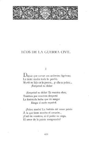 Ecos de la Guerra Civil