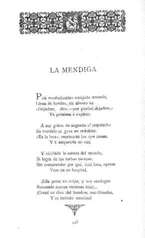 La mendiga 