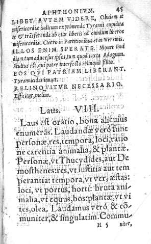 Laus, VIII.