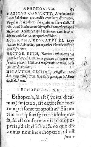 Ethopoeia. XI