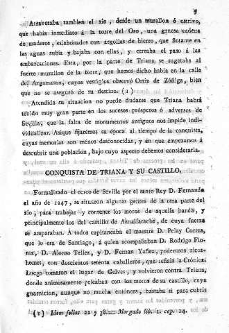 Conquista de Triana y su Castillo