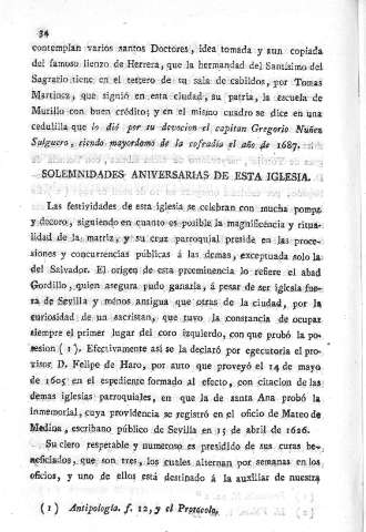 Solemnidades aniversarias de esta iglesia