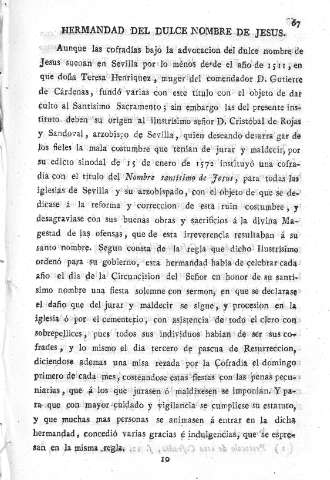 Hermandad del dulce nombre de Jesús