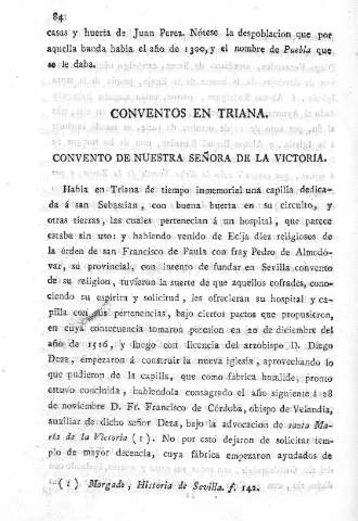 Conventos en Triana. Convento de Nuestra Señora de la Victoria