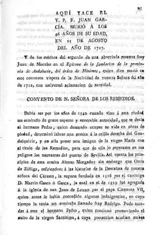 Convento de N. Señora de los Remedios
