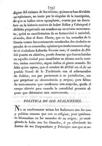 Política de los italicenses