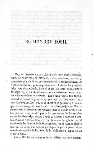 El hombre fósil